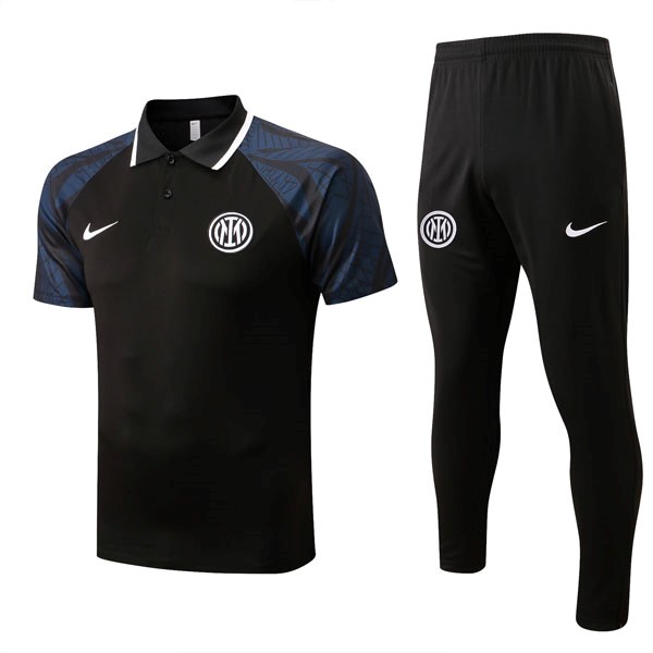 Polo Inter Milan Conjunto Completo 2022/23 Negro